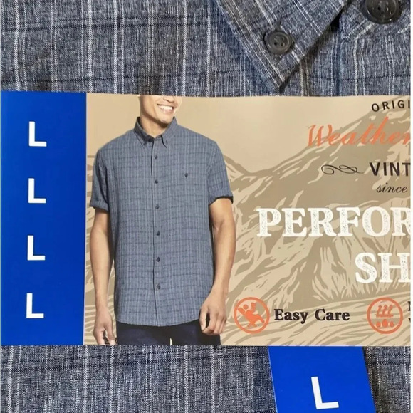 Weatherproof Vintage Men's performance Shirt Medium XL - Picture 8 of 10